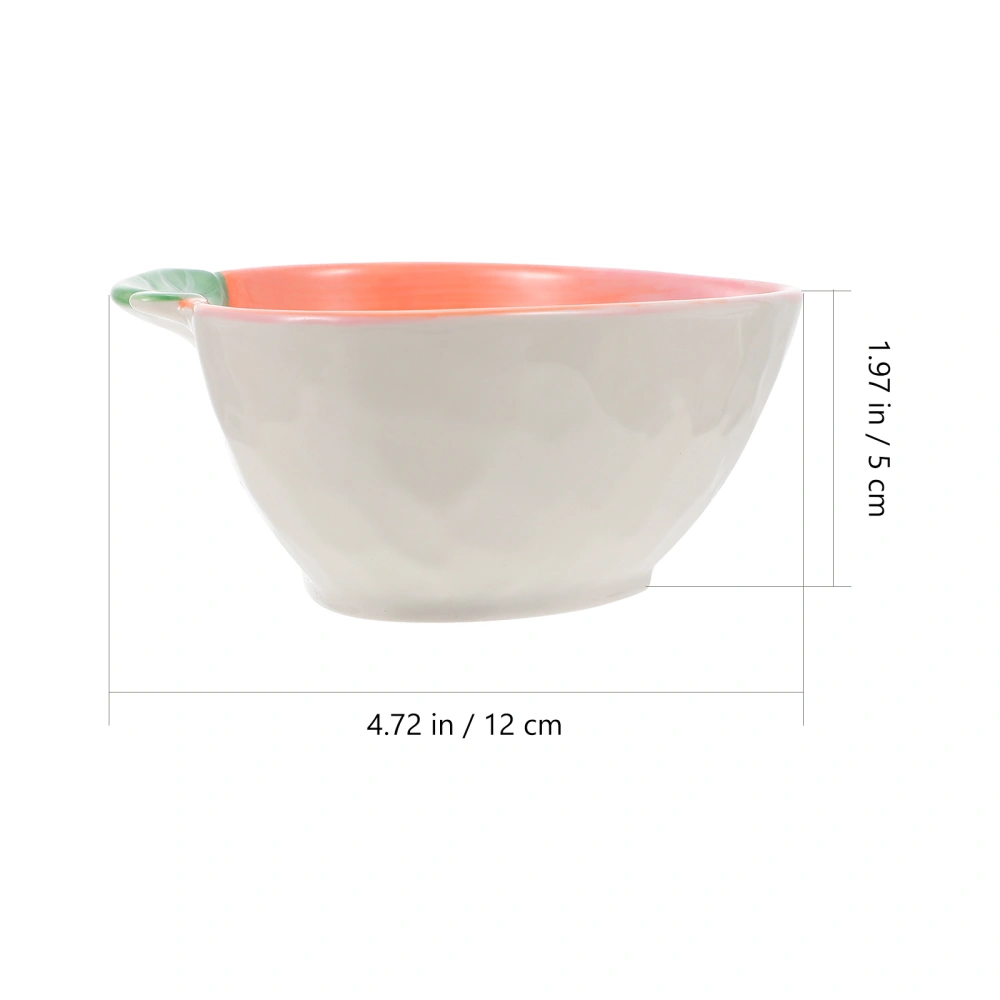 1pc Fruit Shape Bowl Creative Bowl Ceramic Bowl Children Bowl Kitchen Supply