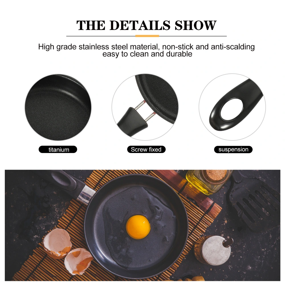 Induction Cooker Milk Pot Small Egg Frying Pan Steak Cooking Pan for Home