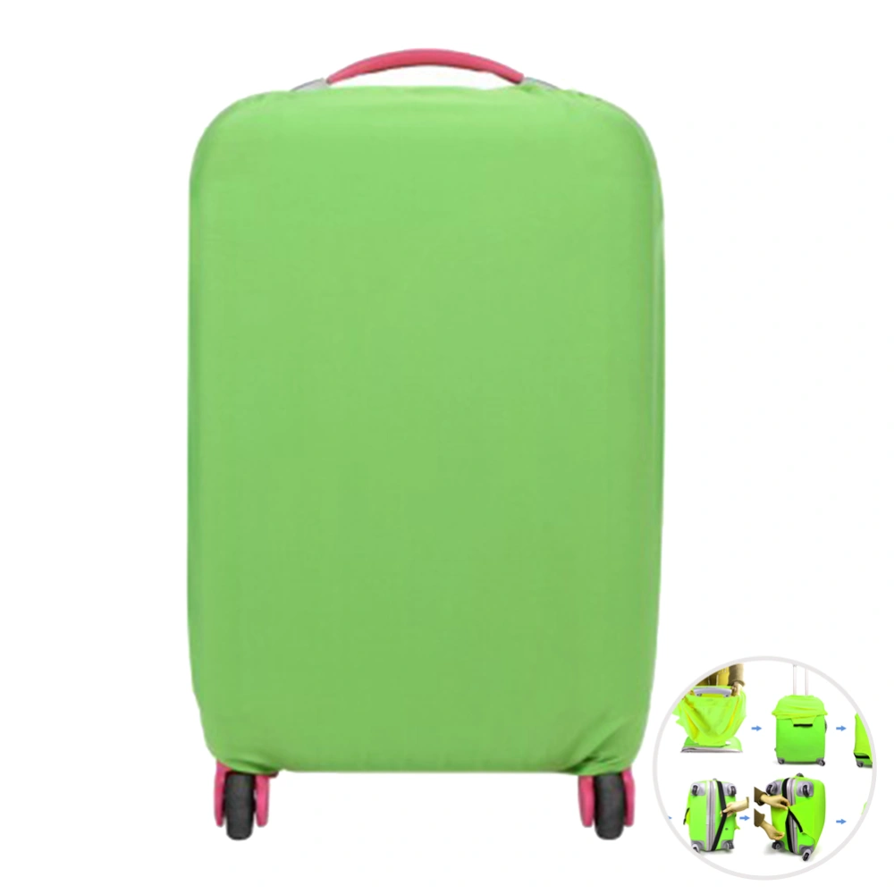 Elastic Travel Luggage Cover Suitcase Trolley Case Protective Bag Dustproof Protector for 22-24 Inches (Green)