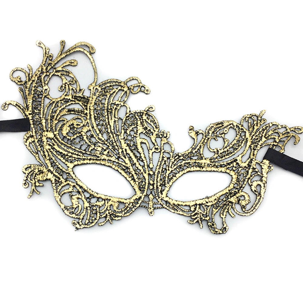 6pcs Women Masquerade Party Mask Lace Masquerade Half Face Mask Party Decor for Halloween Cosplay