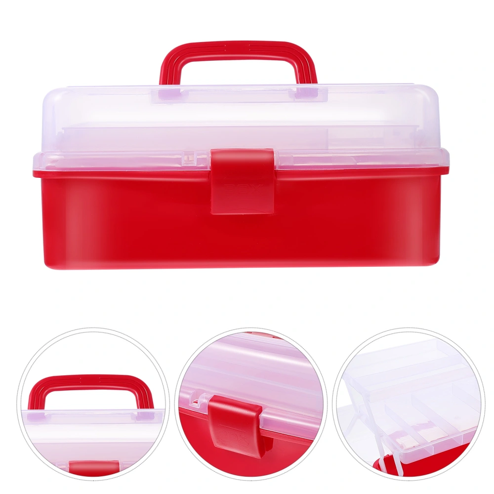 1Pc Handheld Plastic Versatile Storage Box for Fishing Components Fishing Gears