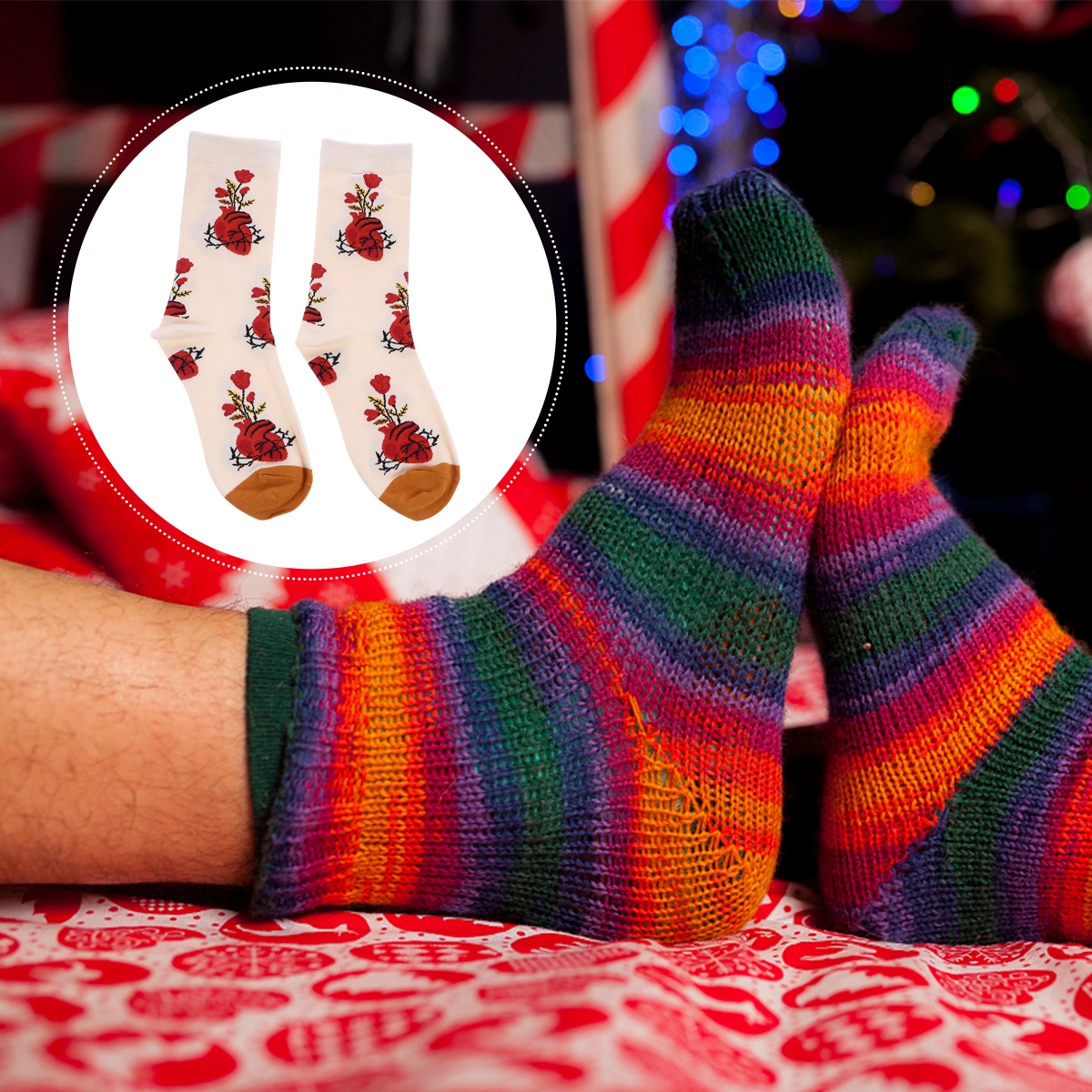 1 Pair Harajuku Style Socks Girl Sock Mid-calf Length Sock Cotton Socks