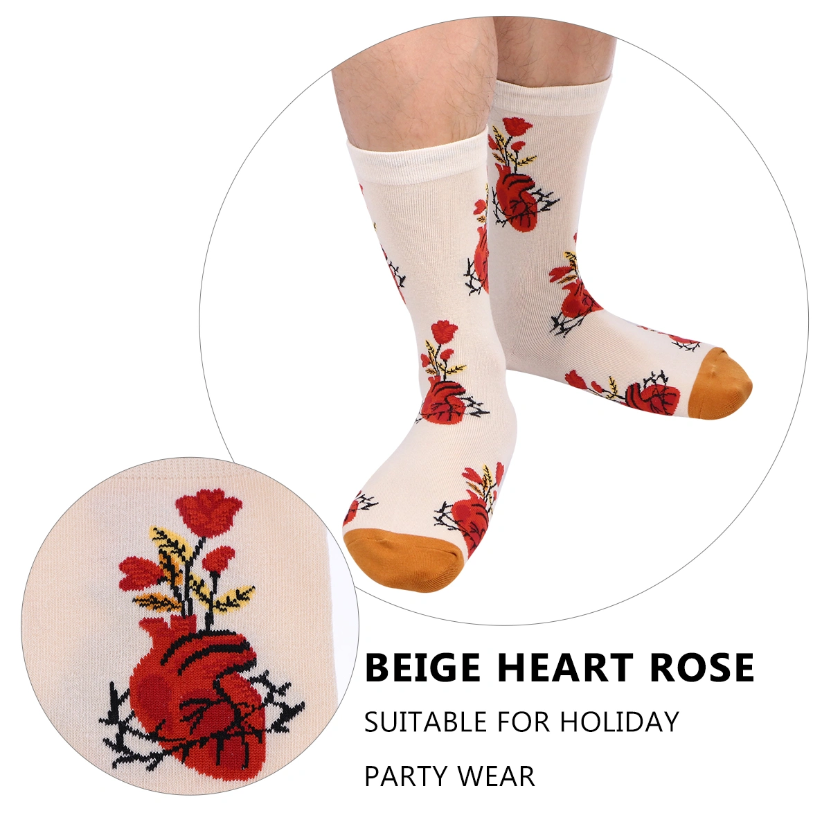1 Pair Harajuku Style Socks Girl Sock Mid-calf Length Sock Cotton Socks