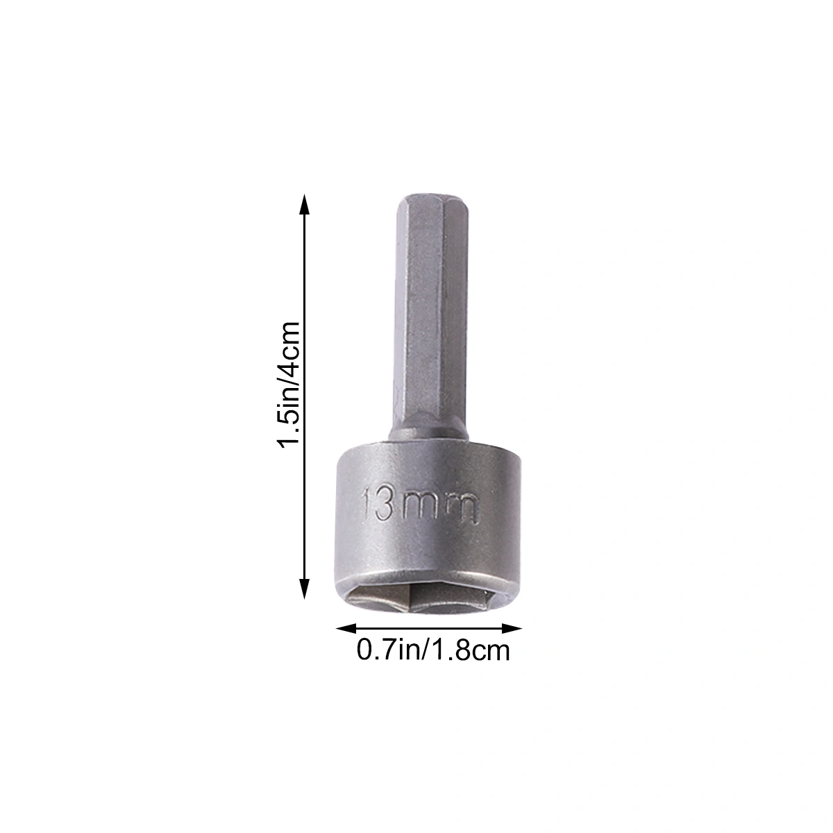 9 Pcs 5-13mm Imperial Socket Nut Impact Driver Adapter Drill Bits 1/4 Inch Hex Tool Set Nut Driver Socket Bit Set