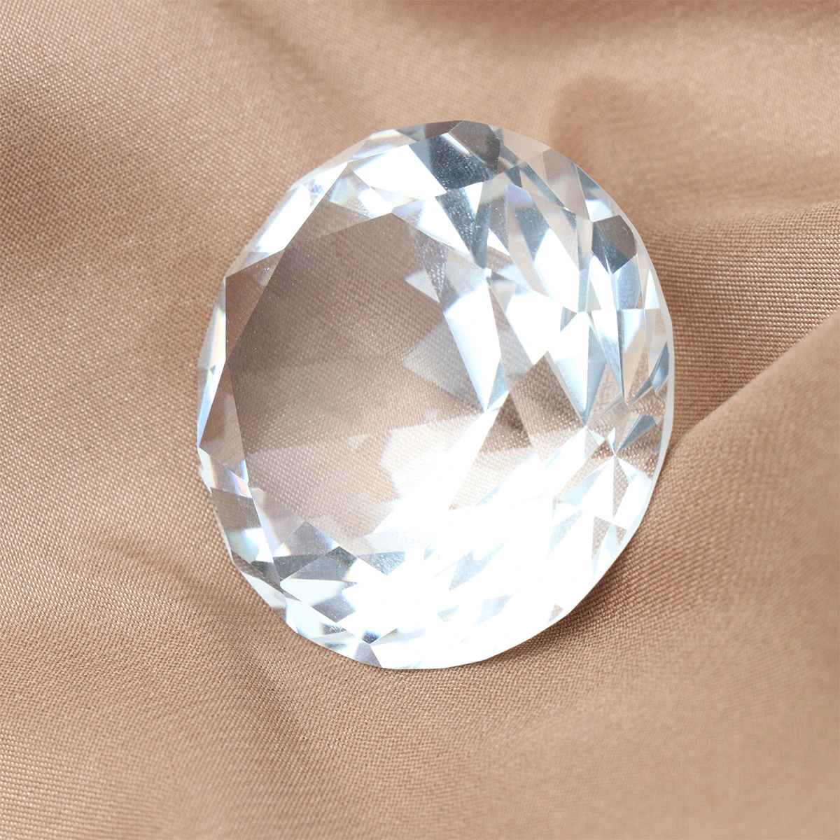 40mm Artificial Crystal Diamonds Decorative Diamond Ornament for Wedding Home Bridal Shower (Clear)