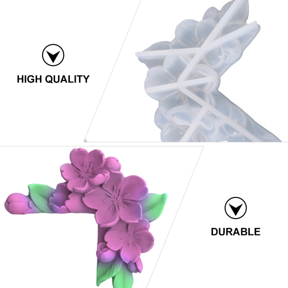 1Pc Silicone Flowers Leaves Mold DIY Switch Panel Ornament Mold Delicate Mould