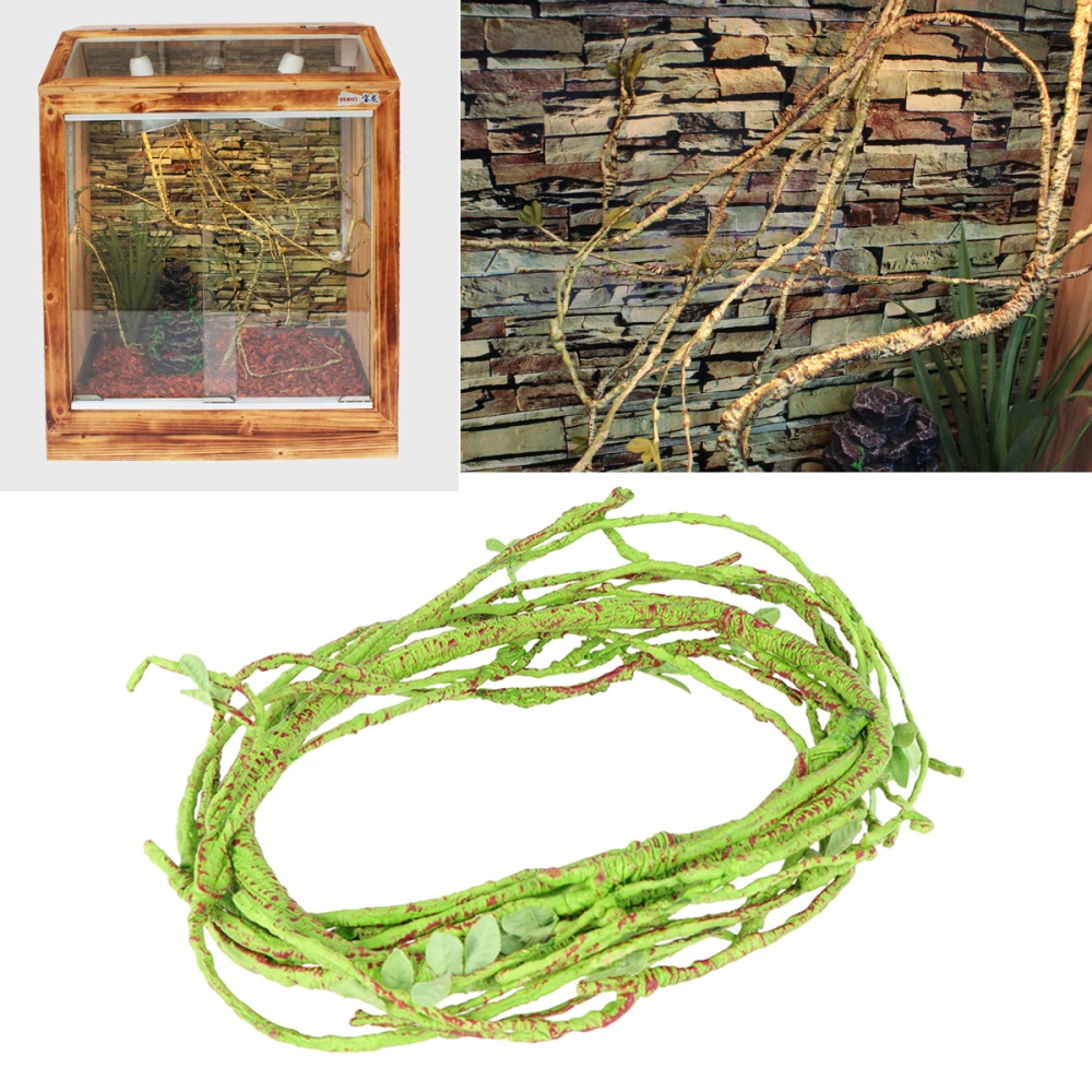 Landscape Simulation Plant Rattan Pet Box Landscape Rattan Reptile Box Rattan Vine (Size 3)