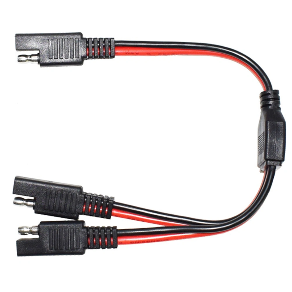 1 to 2 SAE Power Extension Cable SAE Power Plug Adapter Wire Connector Quick Connect Disconnect Cable Adapter