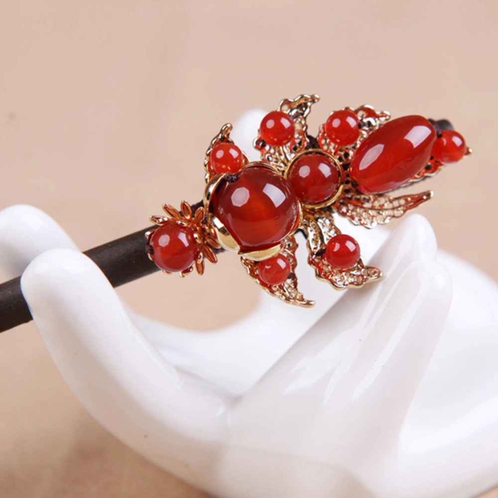 Vintage Wood Hair Stick Hair Chopstick Chinese Hairpin Headpiece Women Gift