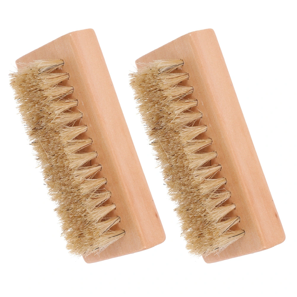 2Pcs Guitar Cleaning Brushes Ukulele Guzheng Dust Brushes Sided Bristles Brushes