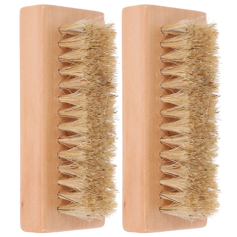 2Pcs Guitar Cleaning Brushes Ukulele Guzheng Dust Brushes Sided Bristles Brushes