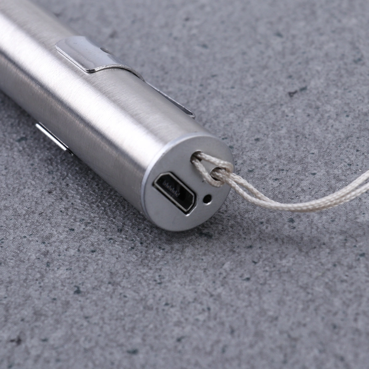 Nurse Pen Light USB Rechargeable LED Flashlight Stainless Steel for Medical Students Doctors