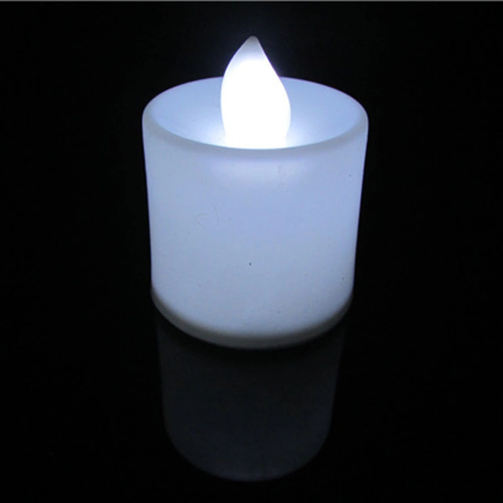 24 Pcs 7 Colors Changing LED Candle Lamp Flicker Flameless Candles Light for Romance Wedding Party