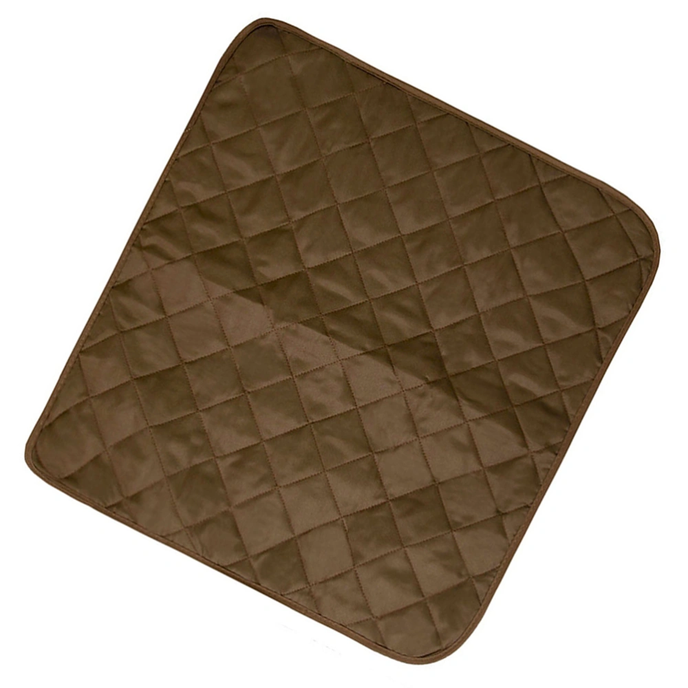 Waterproof Seat Cushion Non-woven Seat Cushion Household Ass Pad for Home Desk Daily Use (Coffee, 56x54cm)