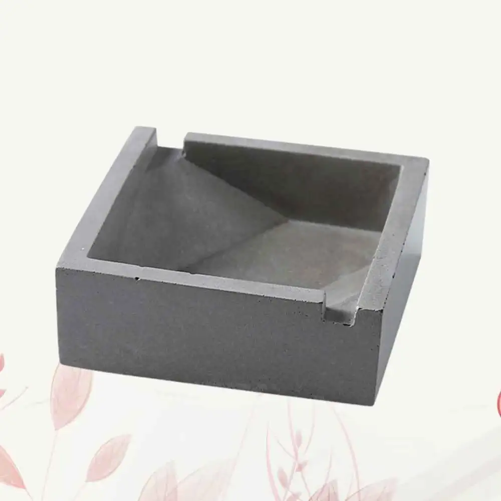 Creative Ashtray Delicate Tobacco Jar Fashion Ash Container Cement Ashtray Size S Grey