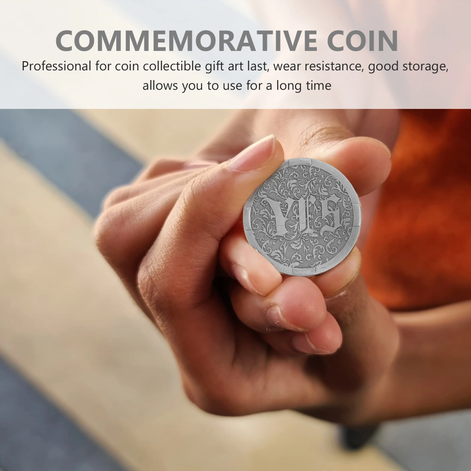 1Pc Commemorative Coin Delicate Yes or No Decision Coin Decorative Souvenir Coin