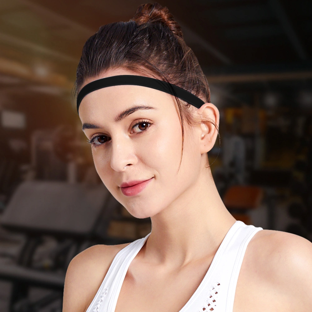 5Pcs Plain Elastics Long Elastics Headband Headbands for Women and Men