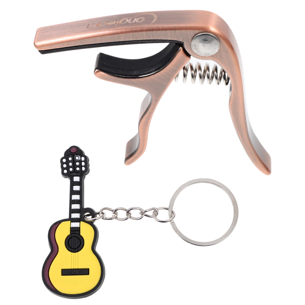 1 Set Ukulele Clip Alloy Tone Modified Clamp Classical Ukulele Exquisite Capo