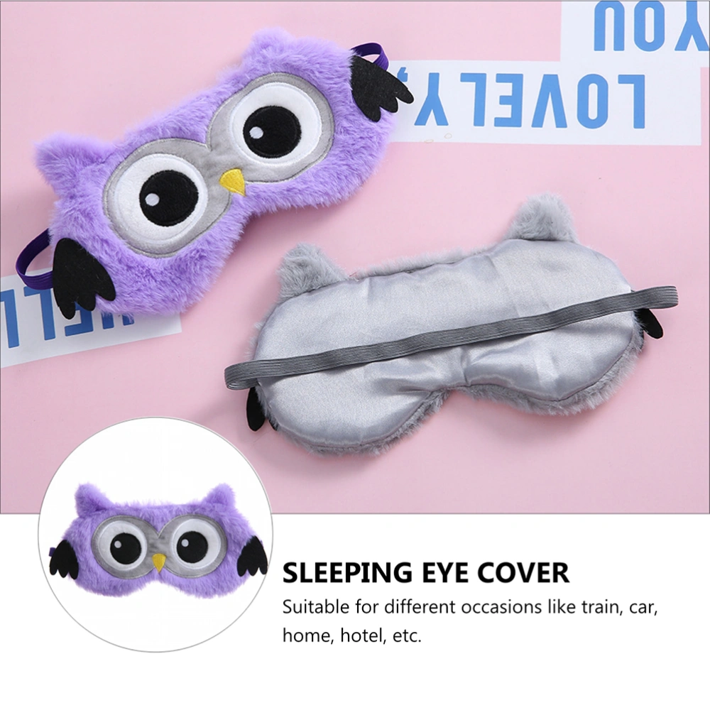 1 Pc Adjustable Eye-shade Adorable Sleep Eye Mask Breathable Blindfold