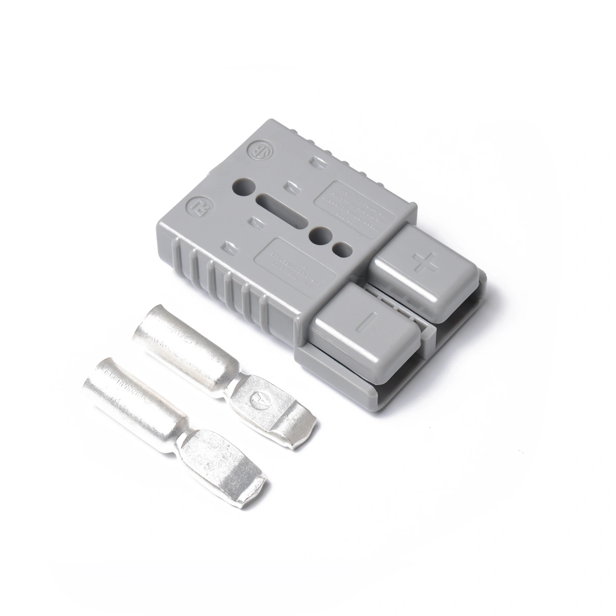 175A 600V Premium Plug Exterior Connector DC Power Solar Caravan with 2 Contacts (Gray)