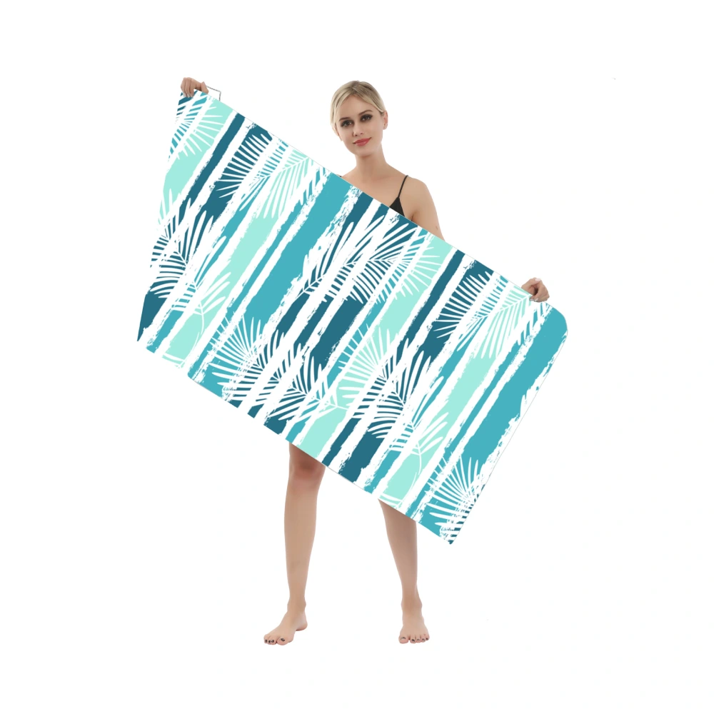 Printed Beach Towel Convenient Beach Towel Absorbent Multi-use Pool Towel for Beach