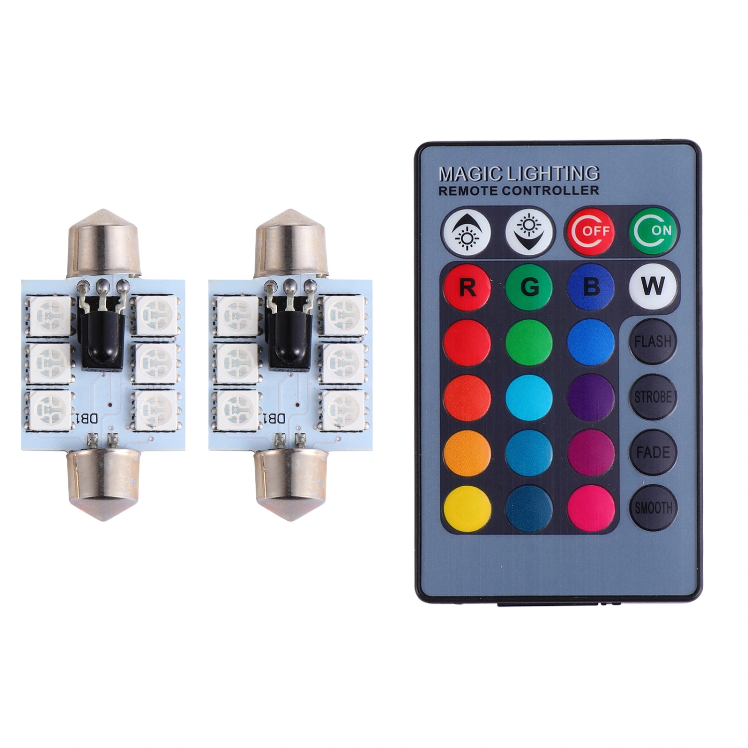2 Pcs Car Interior Lights Indicator Reading License Plate Lights