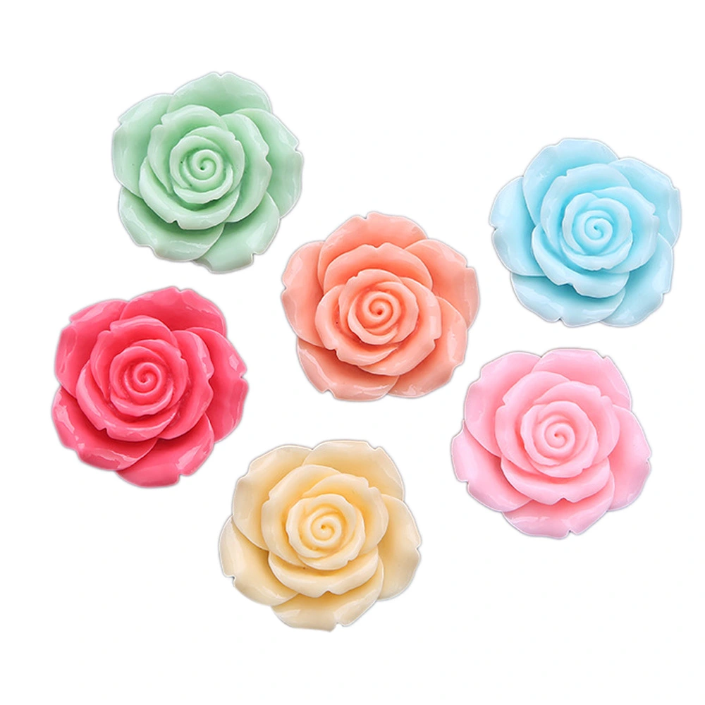 6pcs Refrigerator Charms Resin Spring Theme Fridge Accessories for Decoration