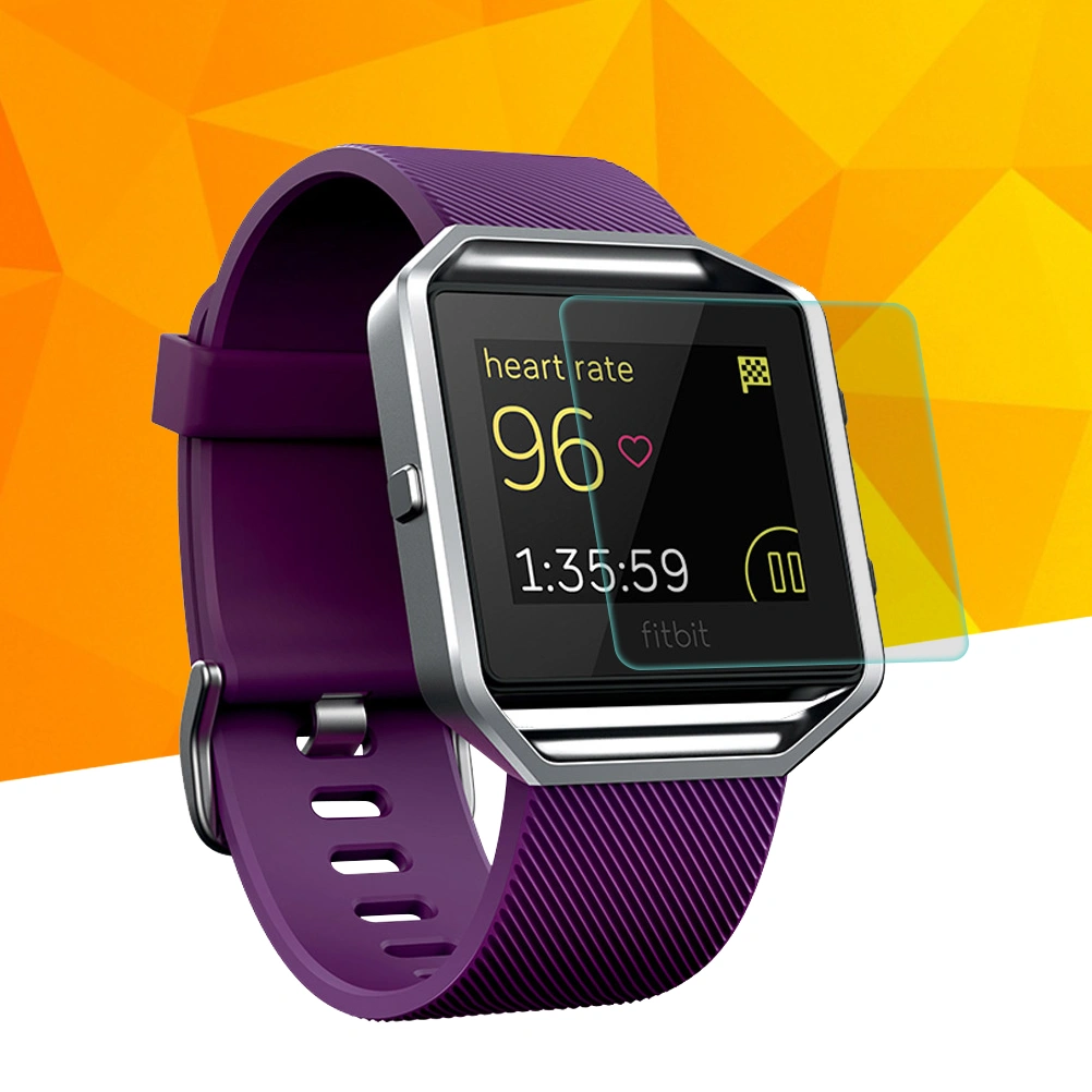 Clear 9H Hardness Explosion-proof Tempered Glass Screen Protector for Fitbit Blaze Smart Watch