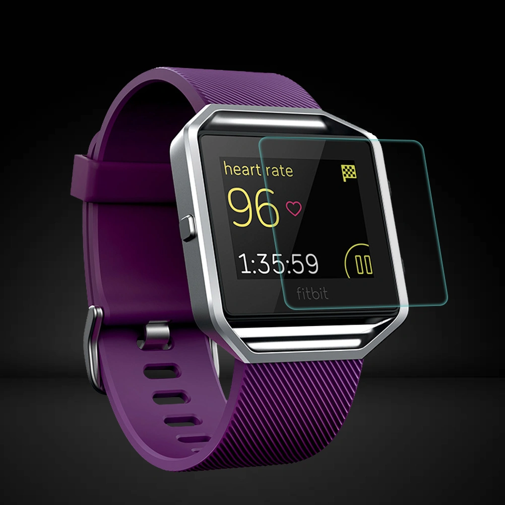 Clear 9H Hardness Explosion-proof Tempered Glass Screen Protector for Fitbit Blaze Smart Watch