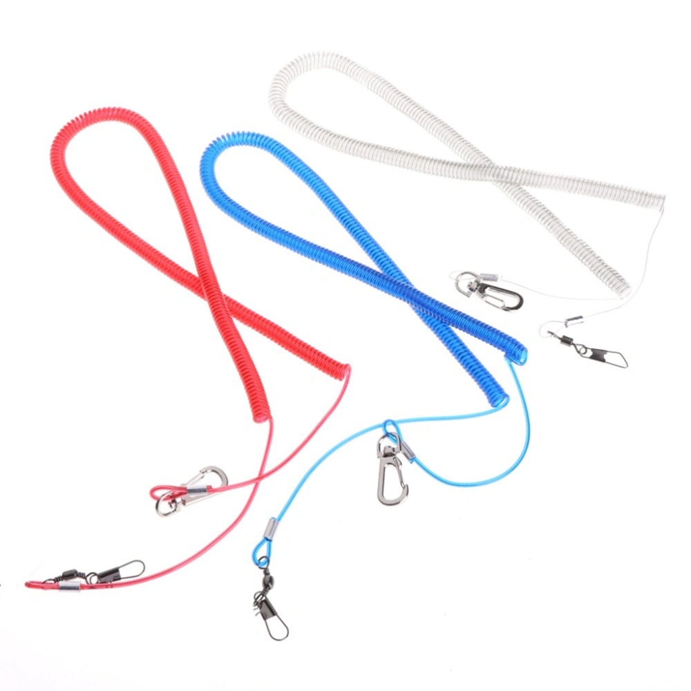 1pc 3 Meters Bird Leash Trainning Rope Flying Harness Anti-Bite Elastic String for Parrot Outdoor Activities (Random Color)