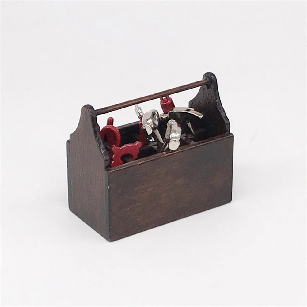 1 Set Mini House Repair Tools Miniature Accessories Simulation Toolbox Model Toys