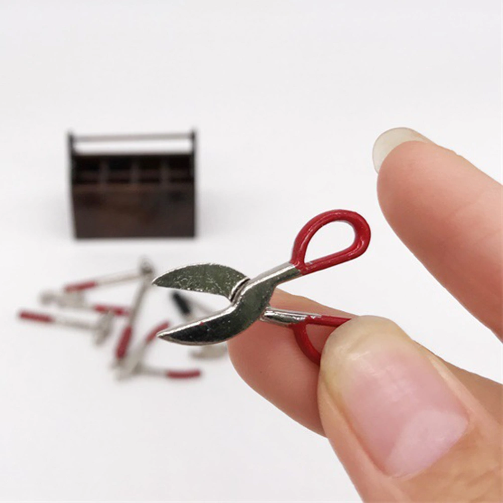 1 Set Mini House Repair Tools Miniature Accessories Simulation Toolbox Model Toys