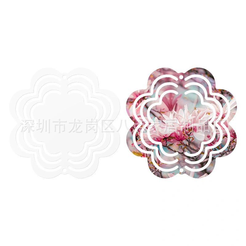 Sublimation Wind Spinner Sublimation Wind Spinner Blank Aluminum Hanging Wind Spinner