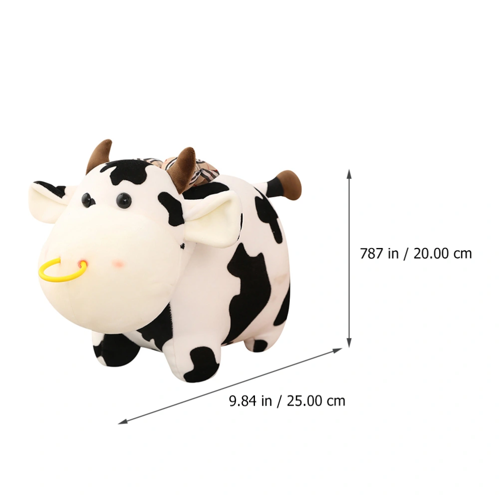 1pc Cartoon Cow Doll Stuffed New Year Gift Plush Pillow Toy for Children