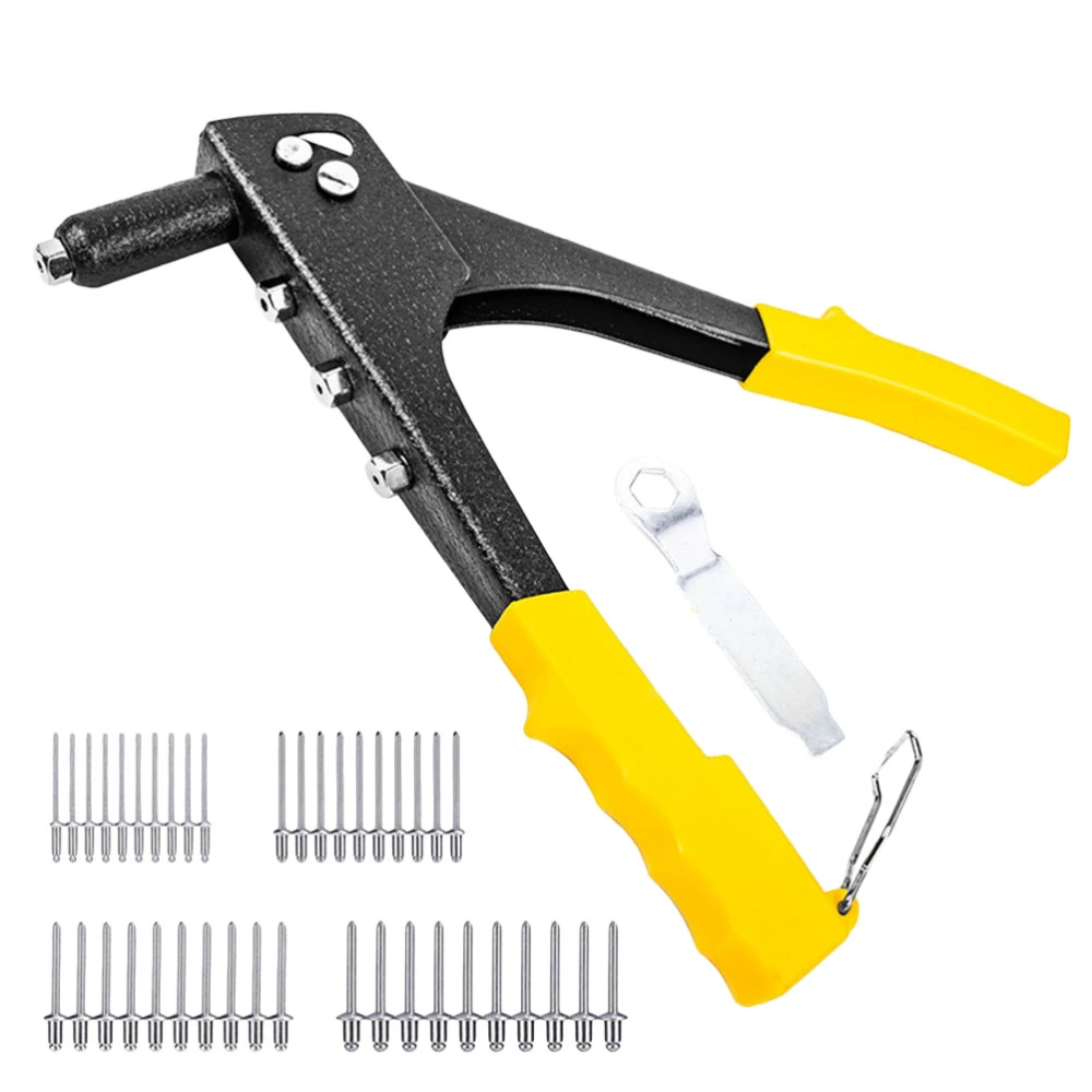 1 Set Hand Manual Blind Rivet Nut Single Handle Pulling Core Riveting Tool Riveter Hand Tool