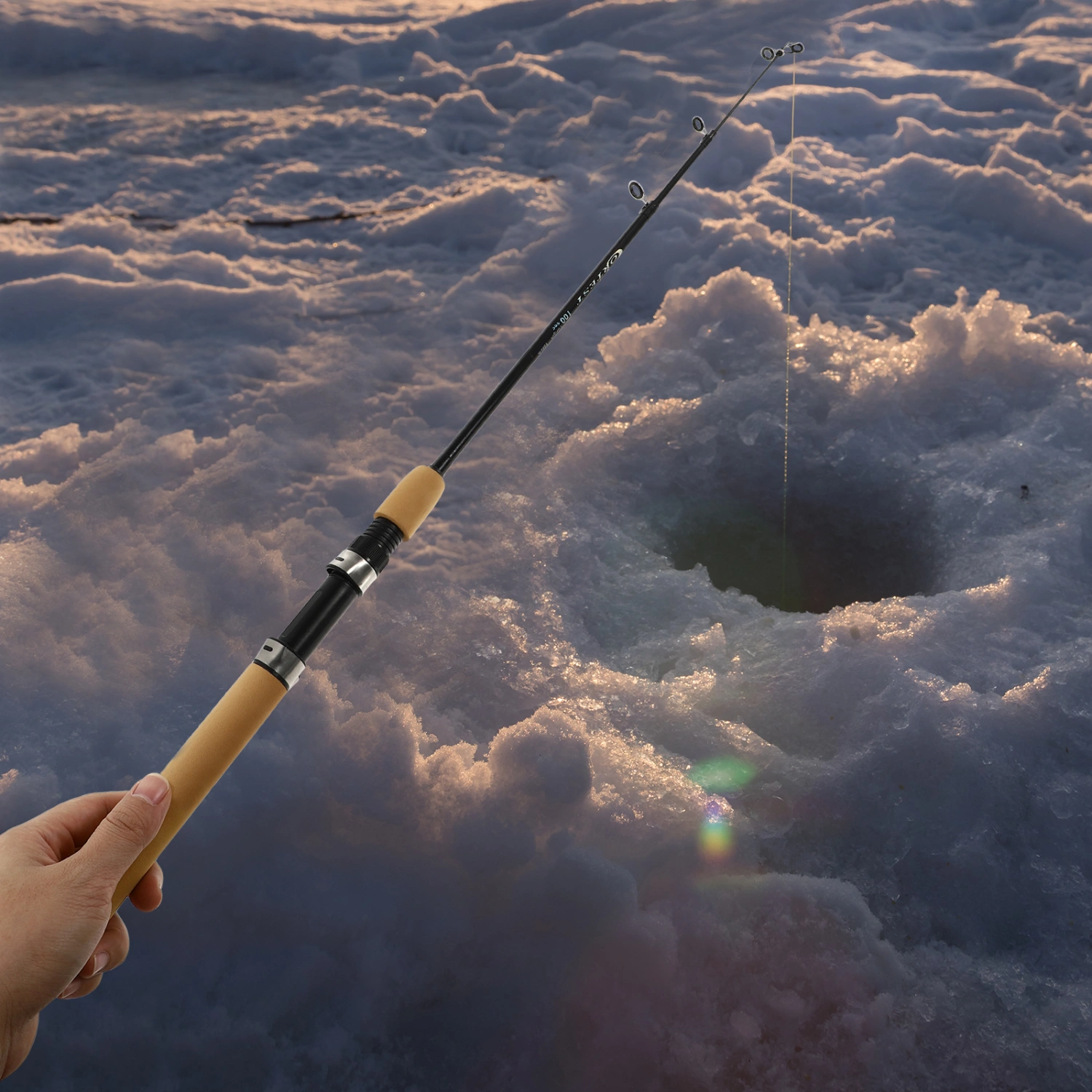 1Pc Carbon Fishing Rod Outdoor Lure Fishing Rod Adjustable Fishing Accessory