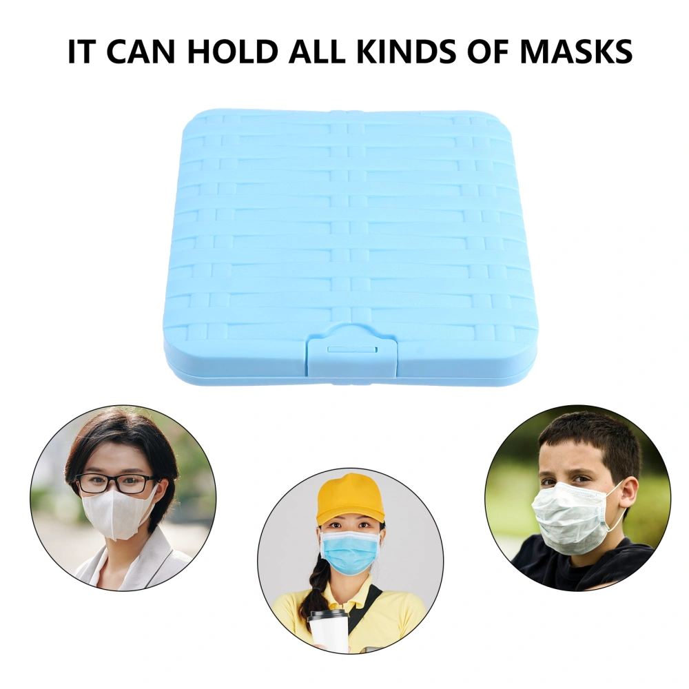 4Pcs Outdoor Mask Storage Cases Plastic Disposable Mask Boxes Organizer