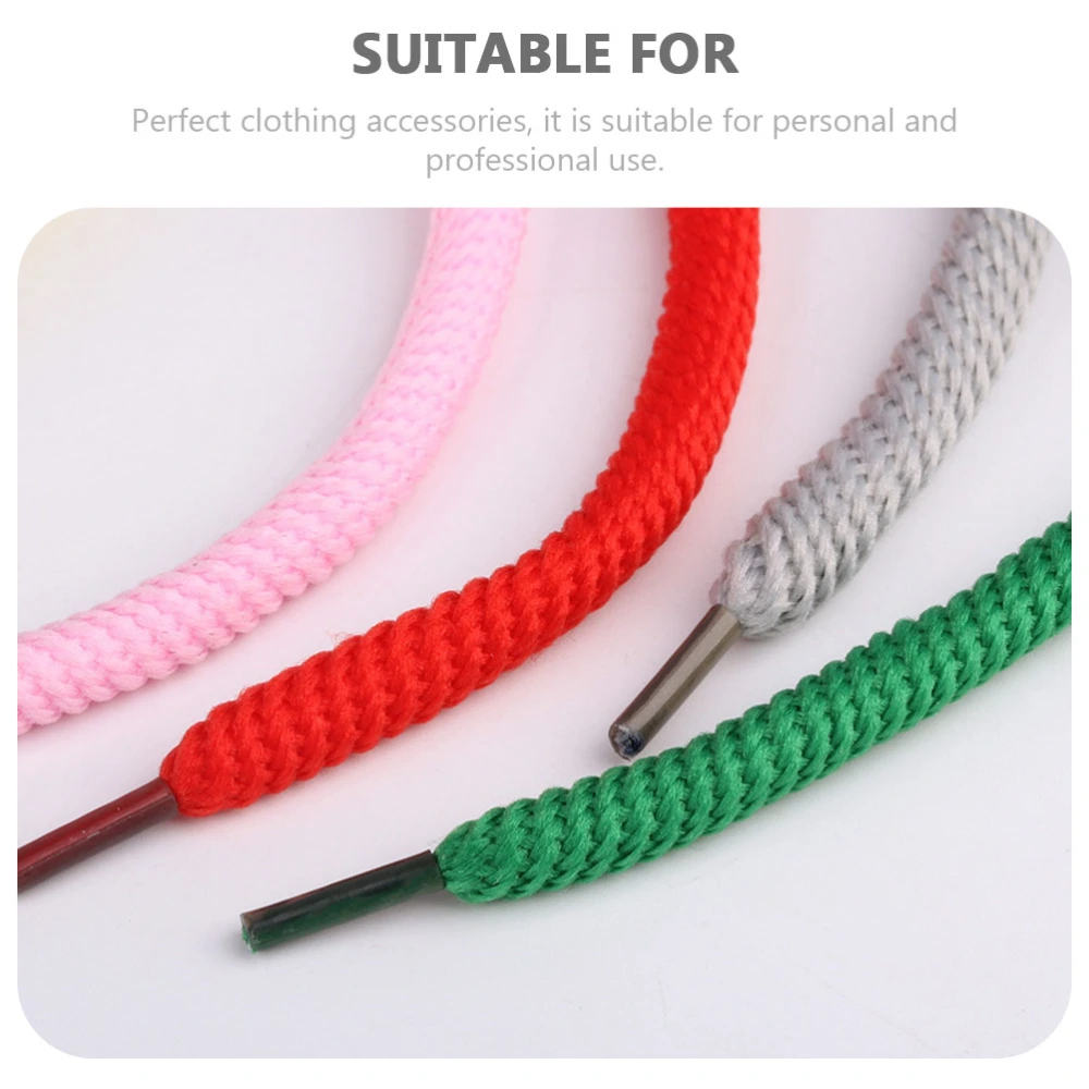 10 Pcs Plastic Head Sweatpants Drawstring Ropes Sweater Sports Pants Drawstrings Mixed Color