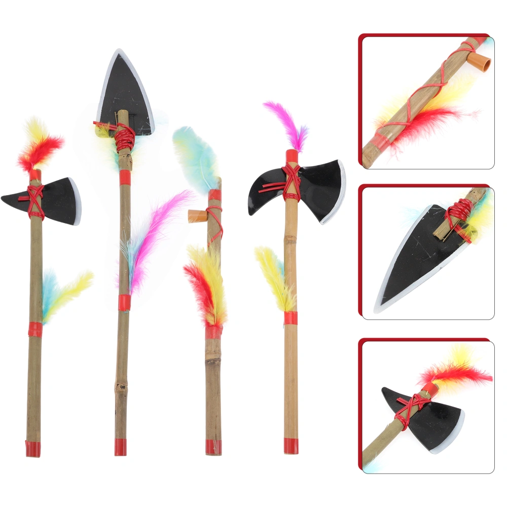 4pcs Halloween Indians Cosplay Props Party Stage Performance Costume Accessories