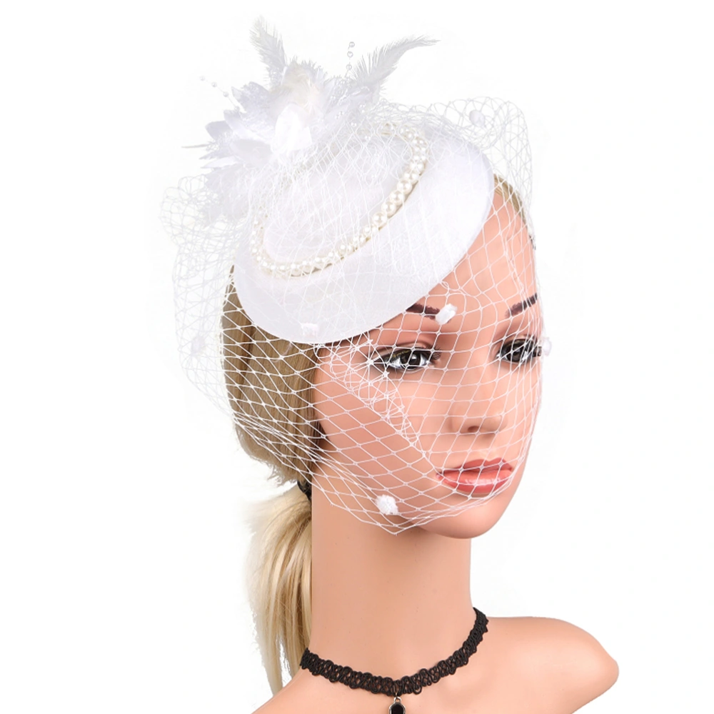 Tea Party Fascinator Wedding Bride Headband Women Banquet Fascinator Women Headpiece