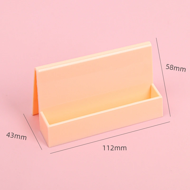 2pcs Business Card Holder Business Card Base Name Card Stand Convenient Card Holder Office