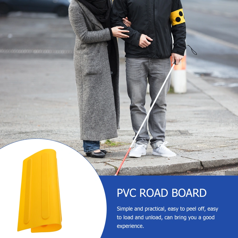 5Pcs PVC Road Boards Blind Tracks Bricks Sidewalk Boards for Blind Useful Boards