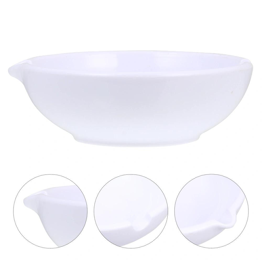 1Pc Ink Dish Plastic Ink Dish Imitation Porcelain Ink Plate Ink Brush Tray