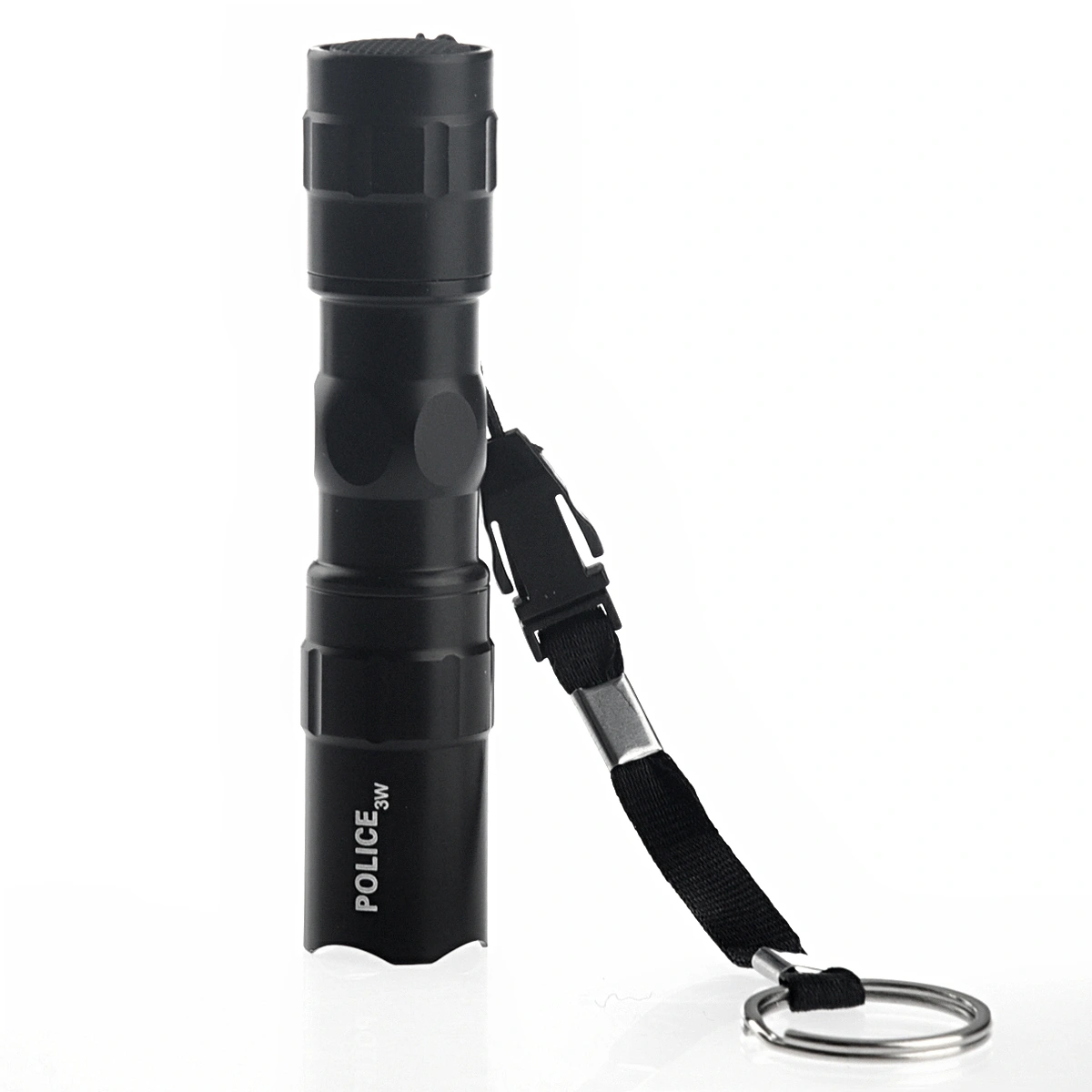 3W 300LM Waterproof  Mini LED Flashlight Torch for Outdoor Camping /Hiking /Hunting (Black)