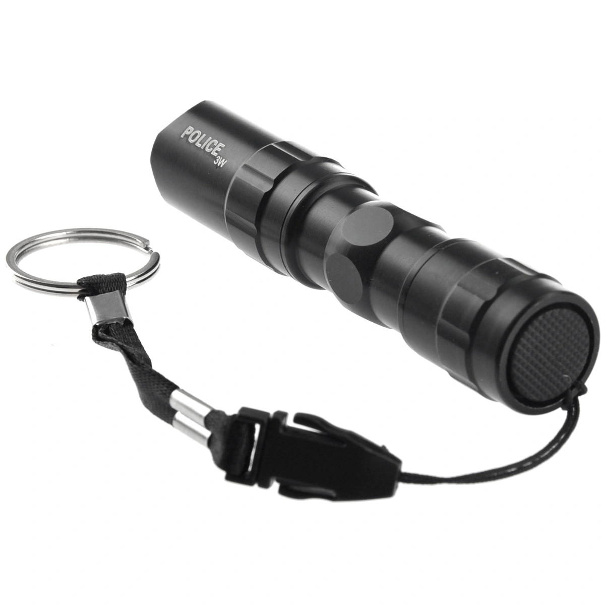 3W 300LM Waterproof  Mini LED Flashlight Torch for Outdoor Camping /Hiking /Hunting (Black)