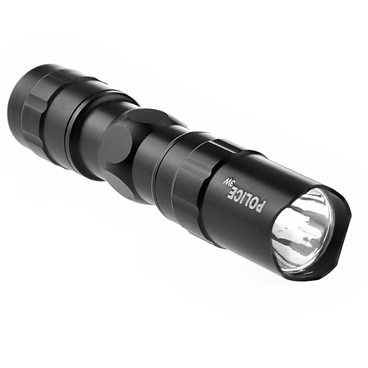 3W 300LM Waterproof  Mini LED Flashlight Torch for Outdoor Camping /Hiking /Hunting (Black)