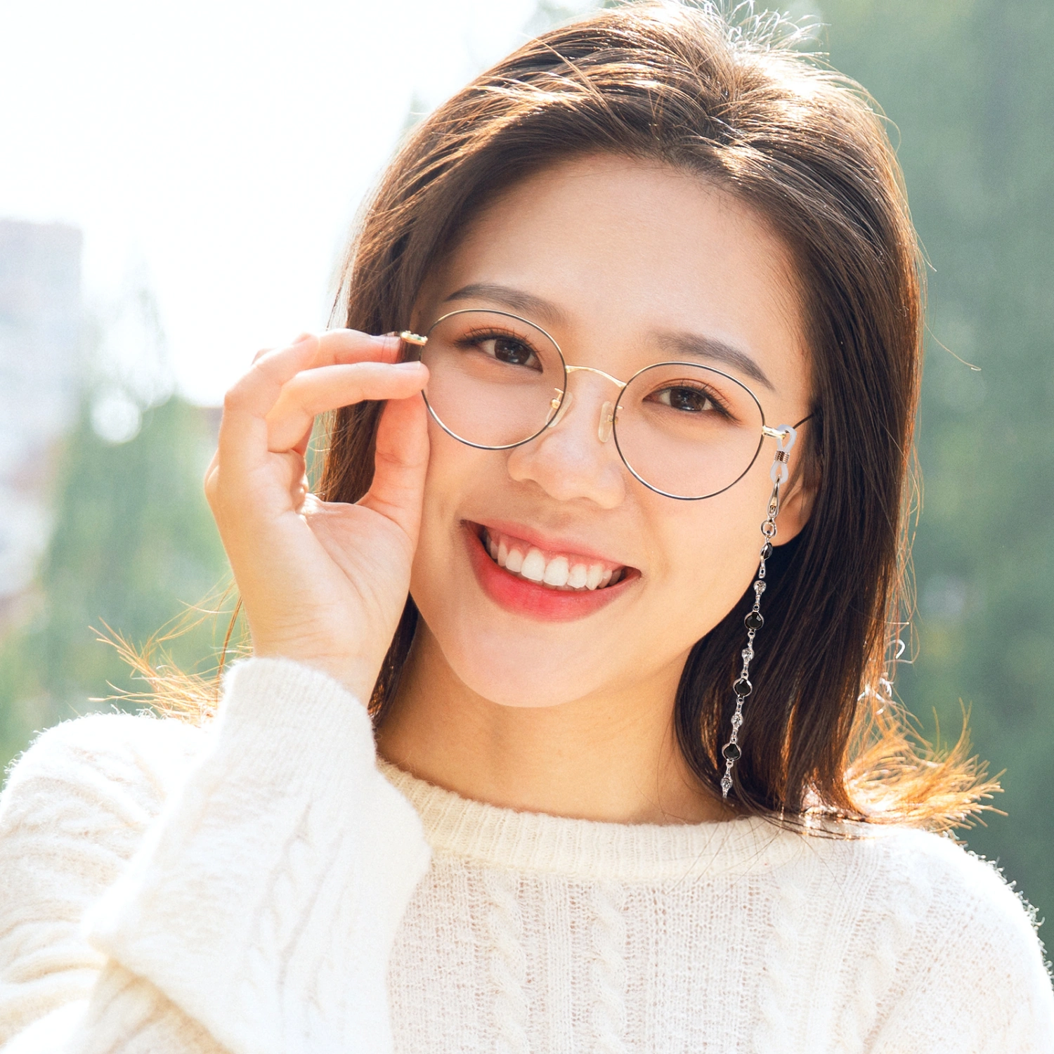 1Pc Multifunctional Glasses Chain Face Mask Lanyard Non-skid Glasses Rope