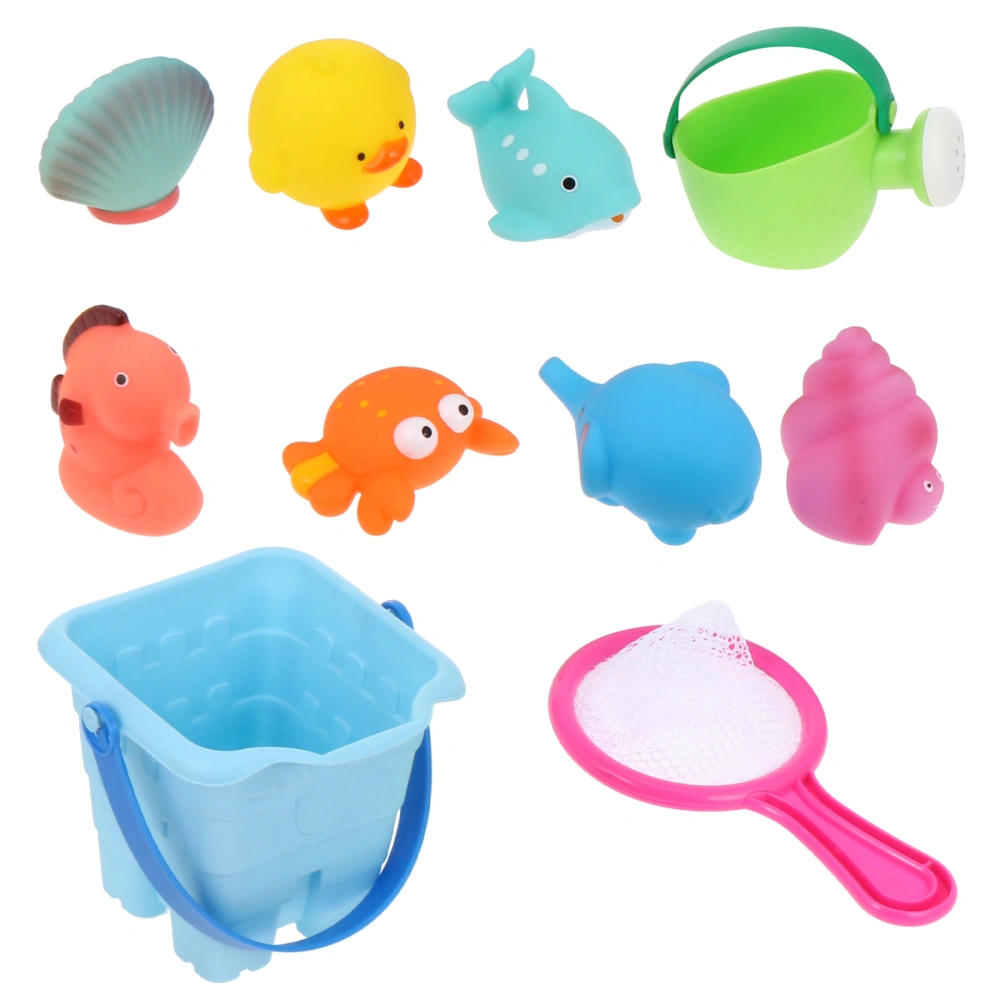 1 Set Kids Playing Sand Beach Toy Set Summer Beach Bucket Splashing Beach Toys