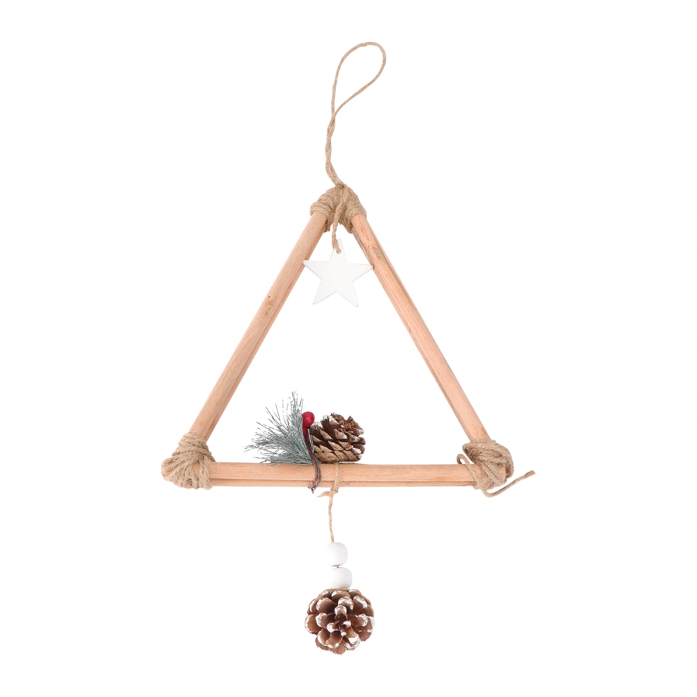 1Pc Window Decoration Wall Pendant Simple Hanging Decor Triangular Wall Hanging