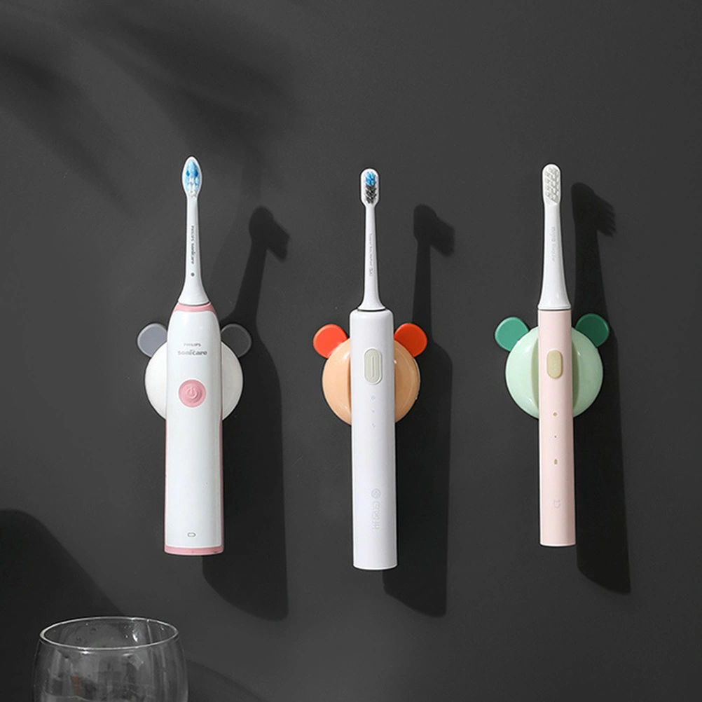 4pcs Magnet Household Toothbrush Holders Toothpaste Racks (Mixed Color)